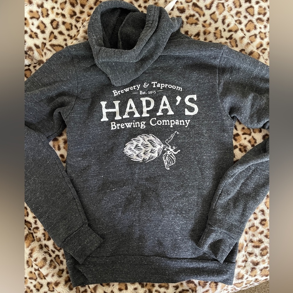 Charcoal zip up Hoodie
